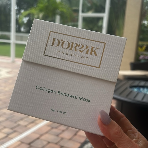 D’OR24K PRESTIGE COLLAGEN RENEWAL MASK FULL SIZE NEW LUXURY SKIN CARE HYDRATE - Picture 9 of 17